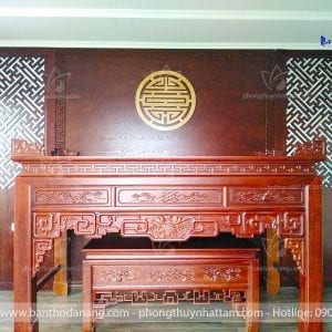 bàn thờ đứng gỗ gõ