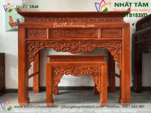 Bàn thờ đứng gỗ hương đá thương hiệu Bàn thờ Đà Nẵng
