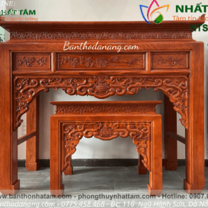 Bàn thờ đứng gỗ hương đá thương hiệu Bàn thờ Đà Nẵng