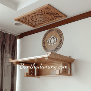 Bàn thờ đẹp màu sáng mẫu BTT 0106