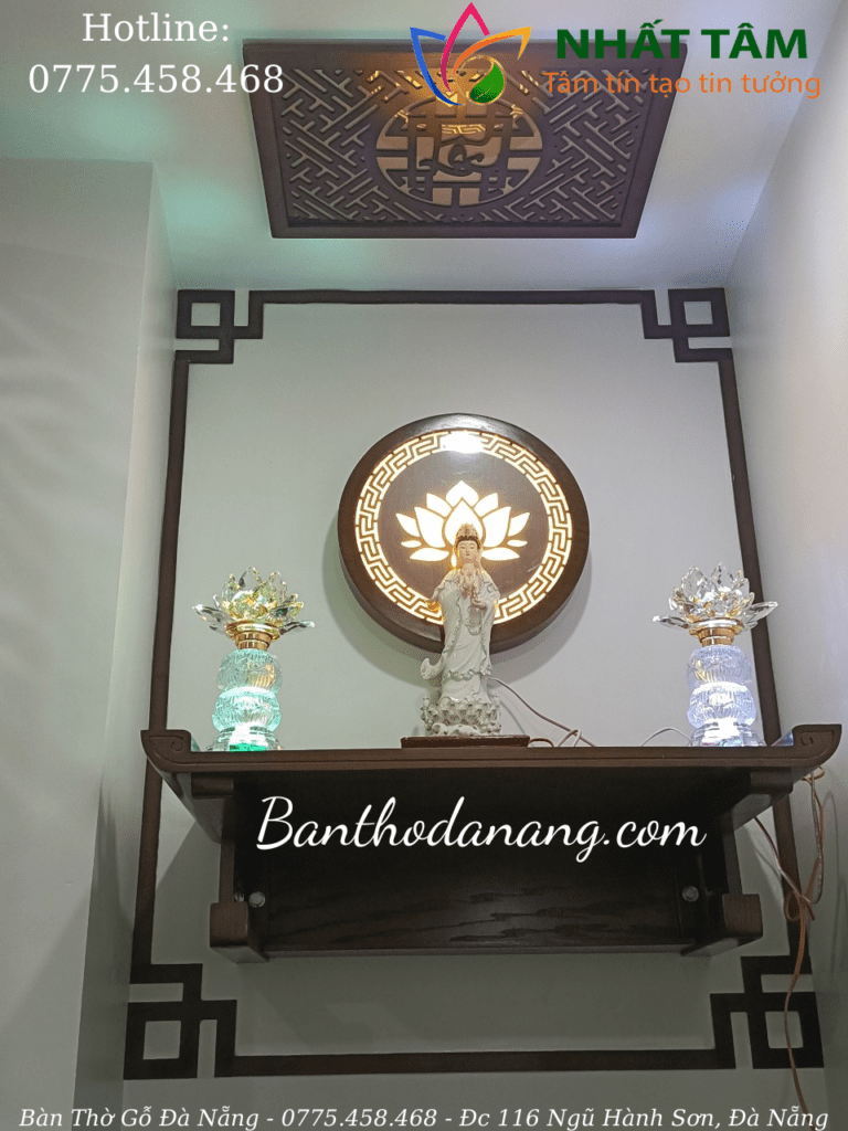 Bàn thờ Phật đẹp mẫu BTT 0106