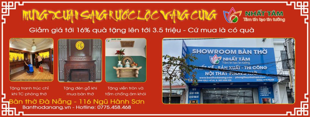 Khuyến mãi tết Quý Mão khi mua sản phẩm tại Bàn thờ Đà Nẵng