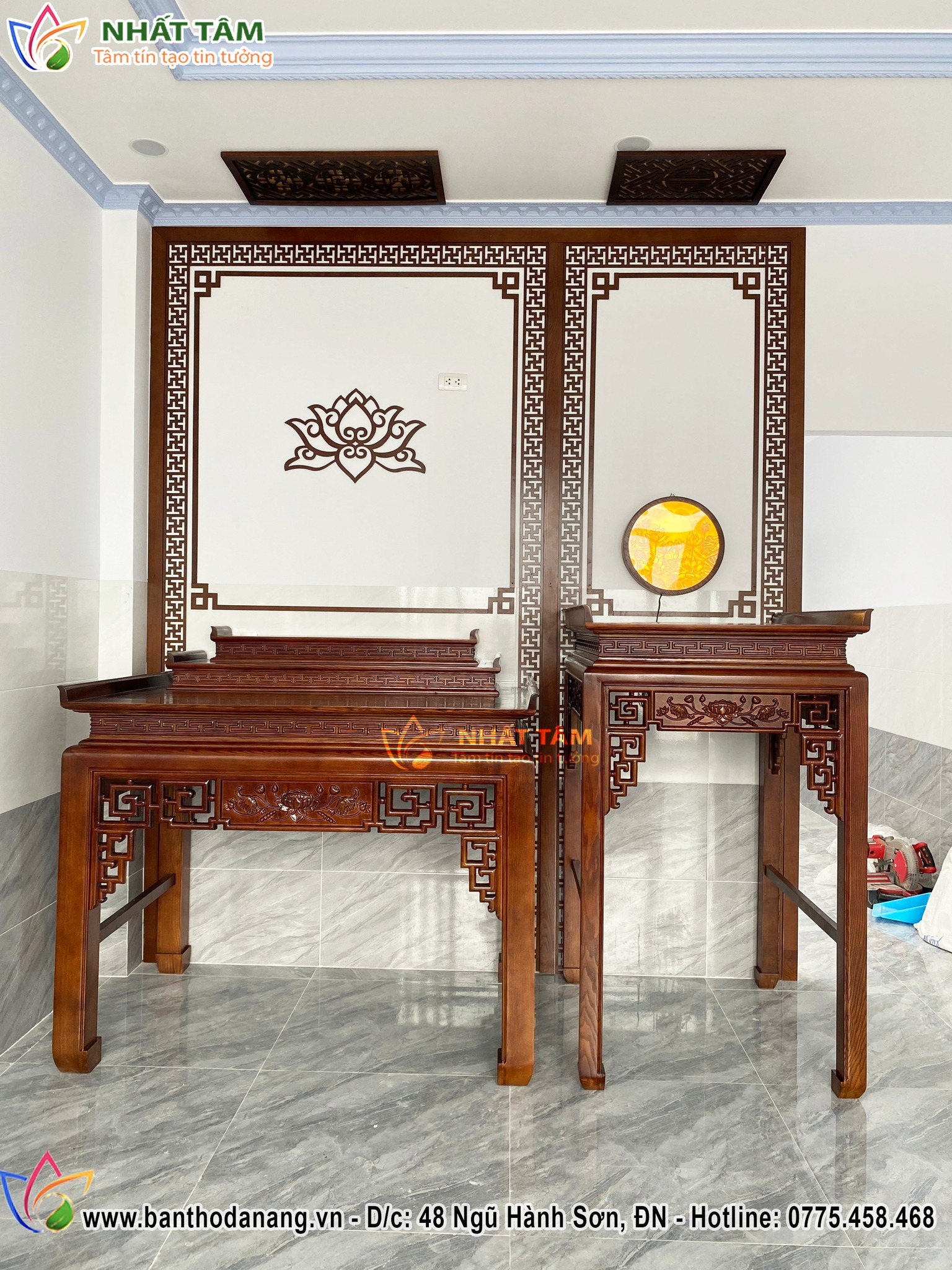 Bàn giao phòng thờ Phật kết hợp gia tiên của gia đình khách hàng tại khu vực Hòa Khánh Bắc, Liên Chiểu DN 1 Bàn giao phòng thờ Phật kết hợp gia tiên của gia đình khách hàng tại khu vực Hòa Khánh Bắc, Liên Chiểu DN