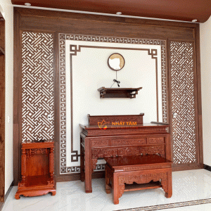 Bàn giao không gian thờ cho gia đình anh Việt tại Hội An - Quảng Nam